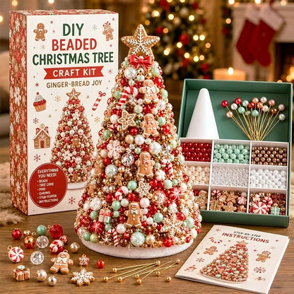 DIY Beaded Christmas Tree Craft Kit