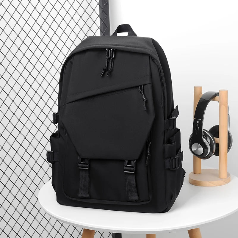 Simple Solid Color Travel Backpack