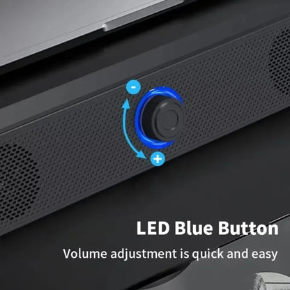 VIKEFON Bluetooth Soundbar Speaker for TV & PC