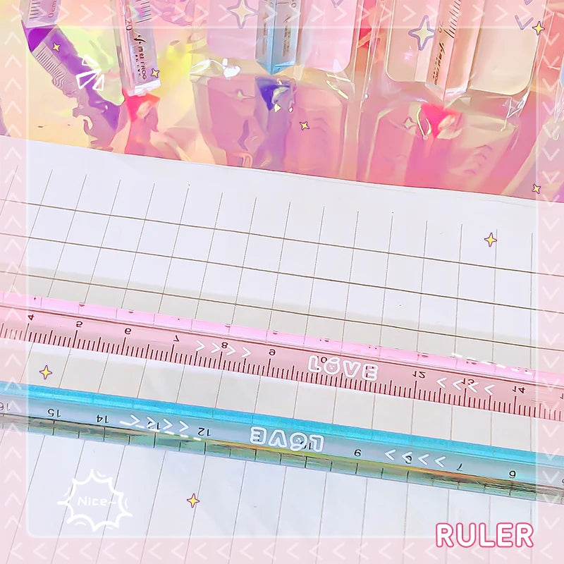 Aesthetic Straight Drawing Ruler