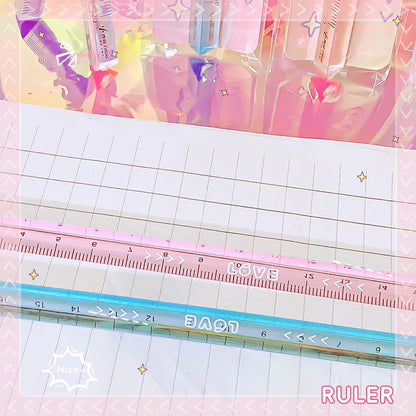Aesthetic Straight Drawing Ruler