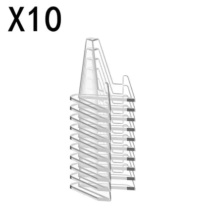 Transparent Mini Triangle Card & Collectible Display Stands
