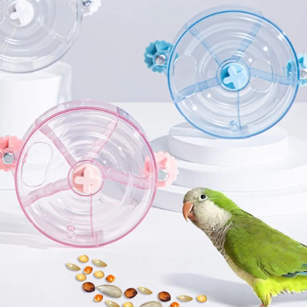 Interactive Bird Foraging Wheel Treat Feeder