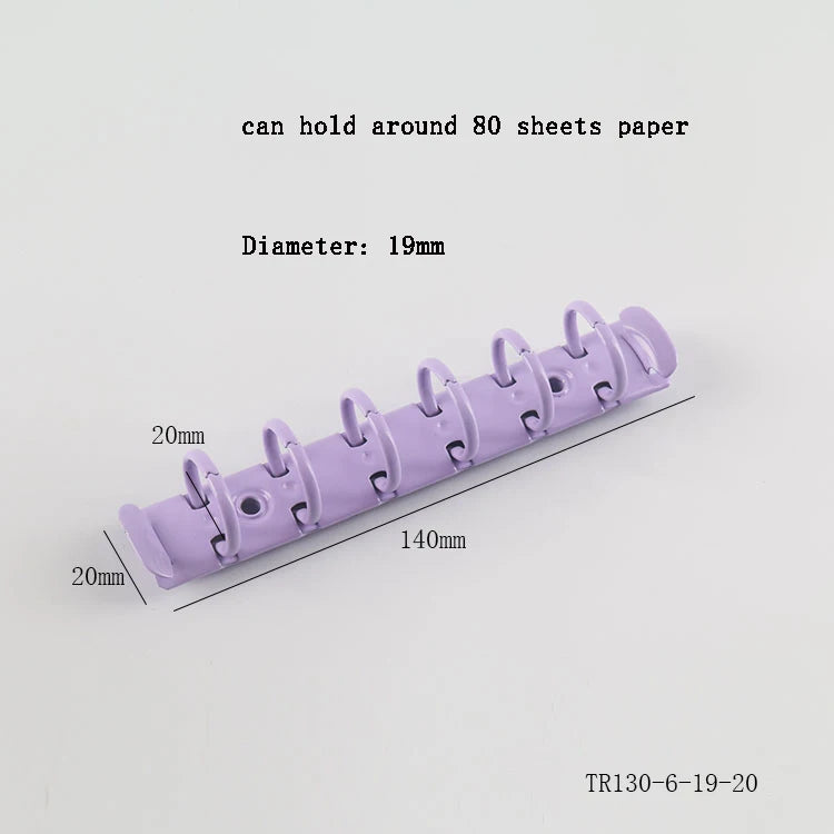A7 Ring Binder Mechanism – Mini Loose Leaf Notebook Rings with Screws