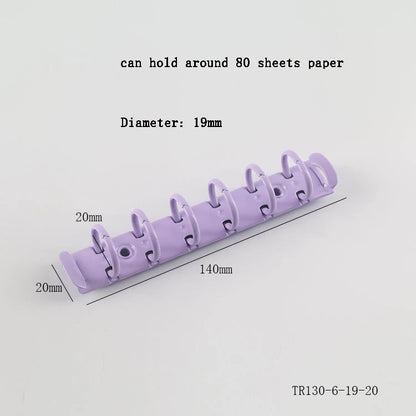 A7 Ring Binder Mechanism – Mini Loose Leaf Notebook Rings with Screws