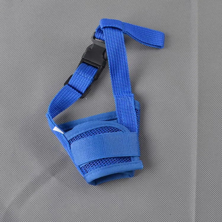 Adjustable Breathable Dog Mesh Muzzle