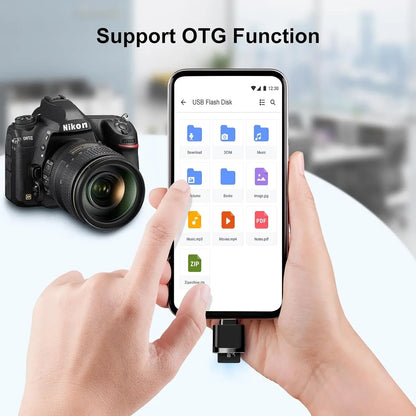 Mini USB-C SD & Micro SD Card Reader