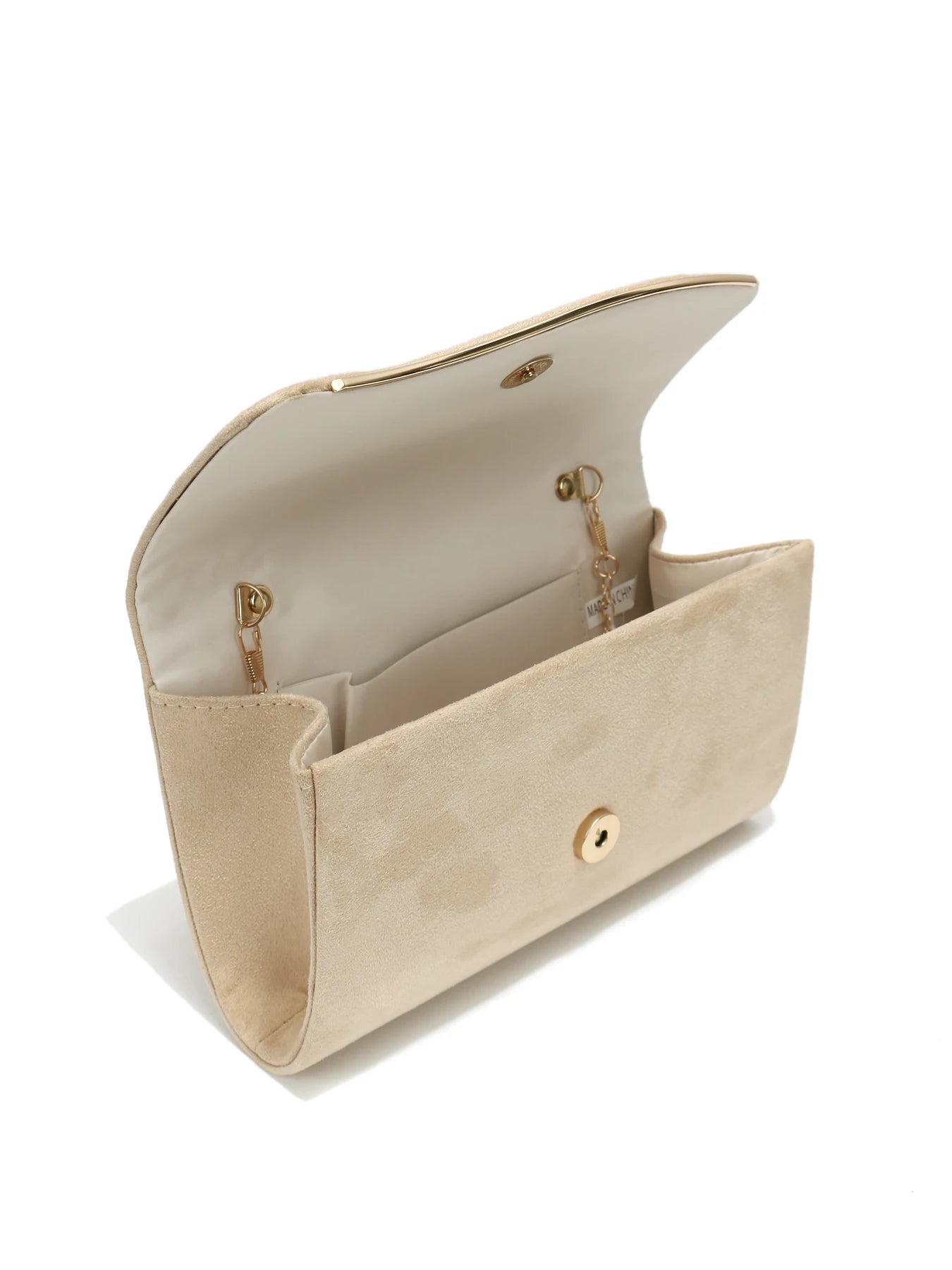 Velvet Envelope Evening Clutch Bag with Chain Strap