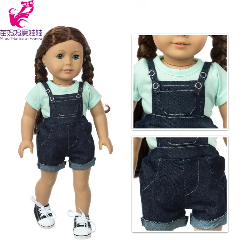 18 Inch  Baby Girl Doll Clothes