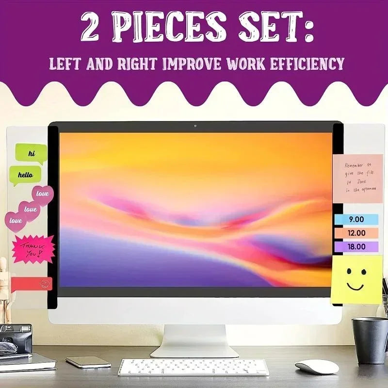 Computer Monitor Memo Board Clip