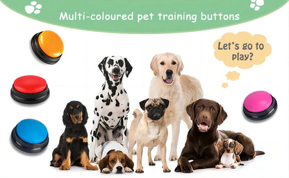 Recordable Pet Training Buttons