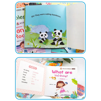 60 Pocket Books Set English Words Learning Books for Kids