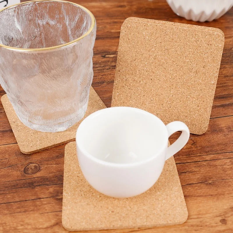 Natural Cork Drink Coasters