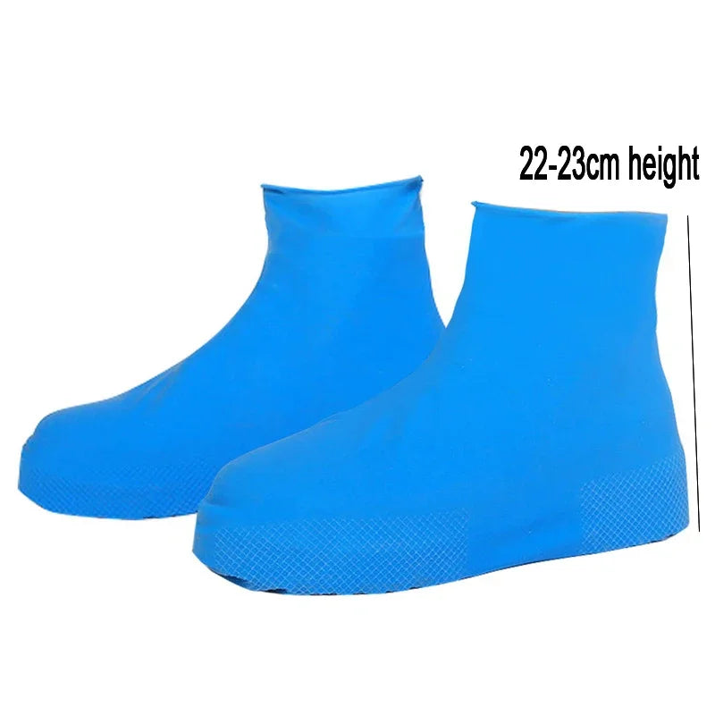 Reusable Shoe Covers – Waterproof Shoe Covers Silicone Anti-Slip Rain Boots Solid Polyester Universal