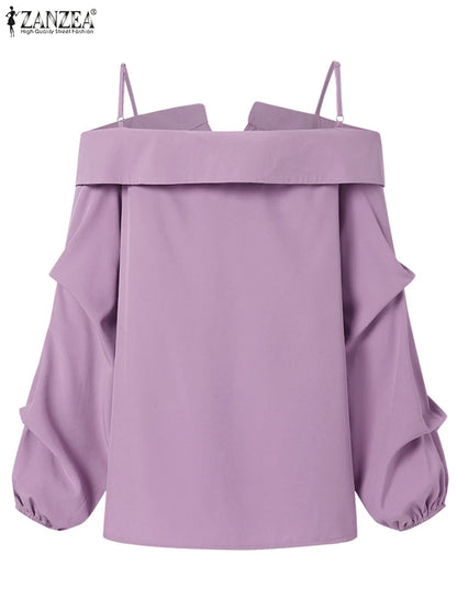 Zanzea Sexy Off Shoulder Blouse