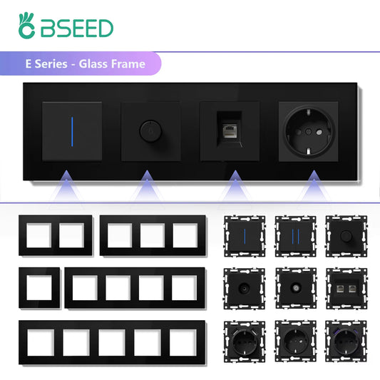 Mechanical Wall Switch & EU Power Socket Series