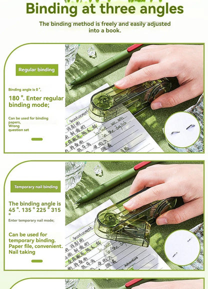 Transparent 360° Rotating Long Reach Stapler