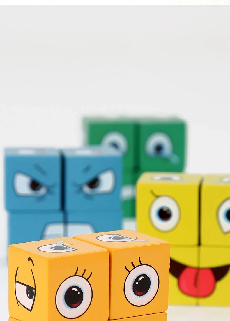 Emotion Expression Block Puzzle Game