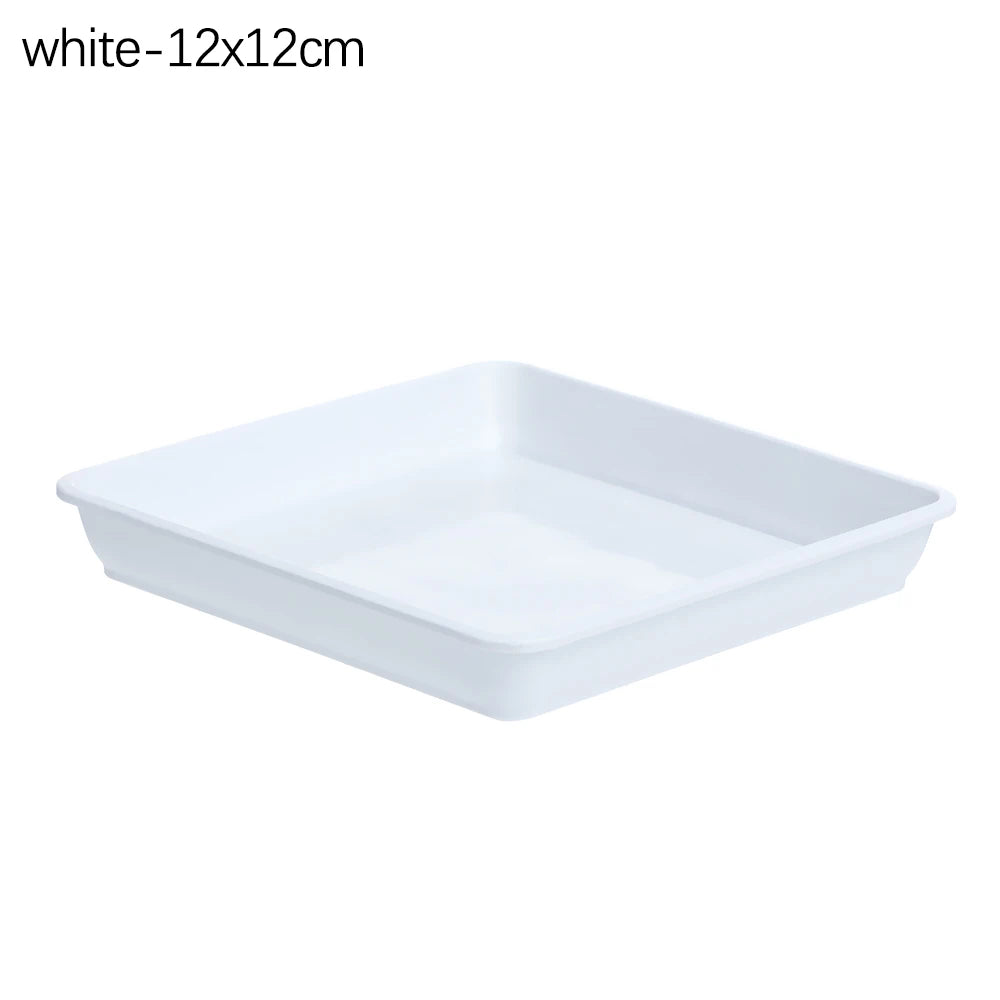 Square Plastic Plant Pot Saucer