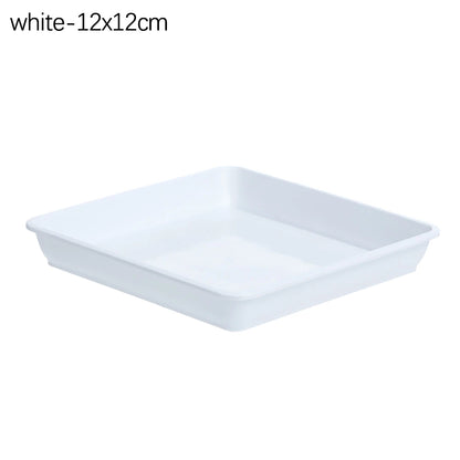 Square Plastic Plant Pot Saucer