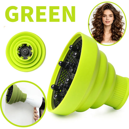 Foldable Silicone Hair Dryer Diffuser Attachment