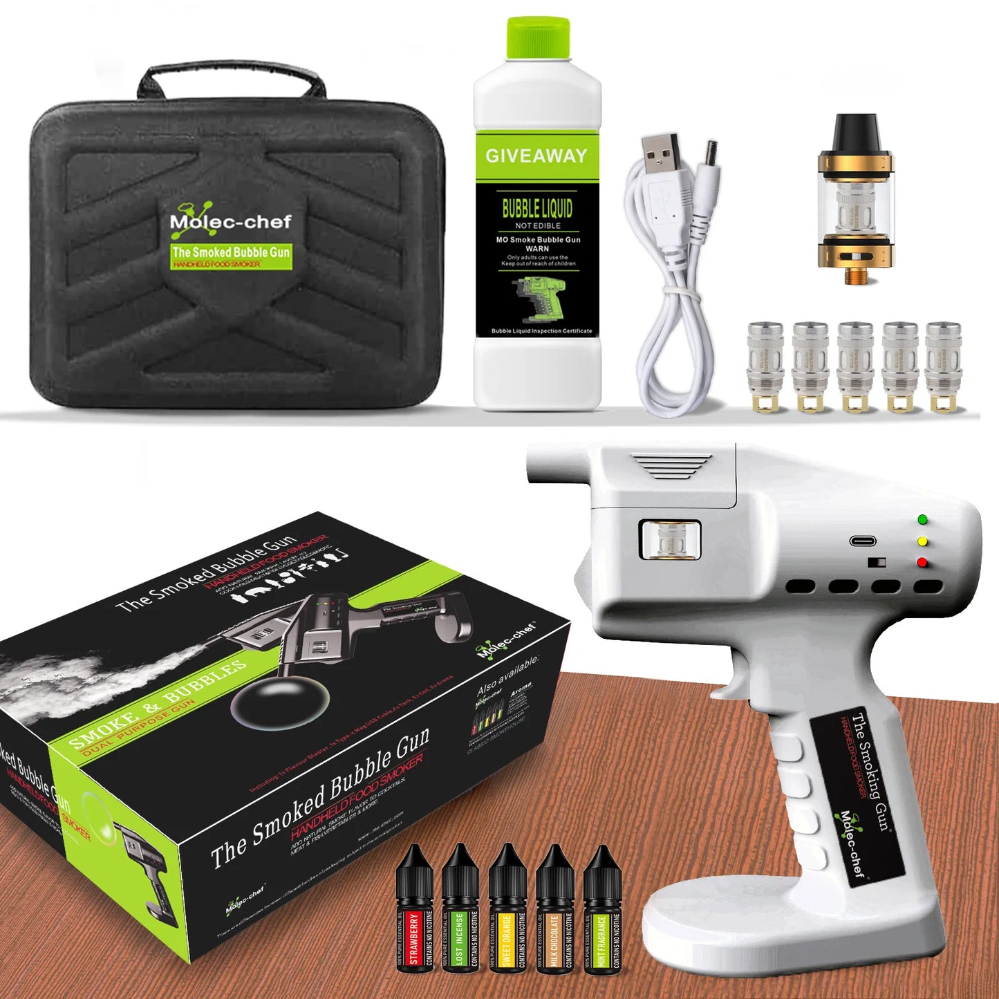 Cocktail Smoke Gun Kit
