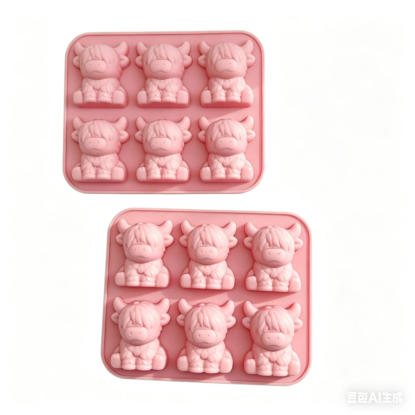Highland Cow Silicone Ice Cube Mold