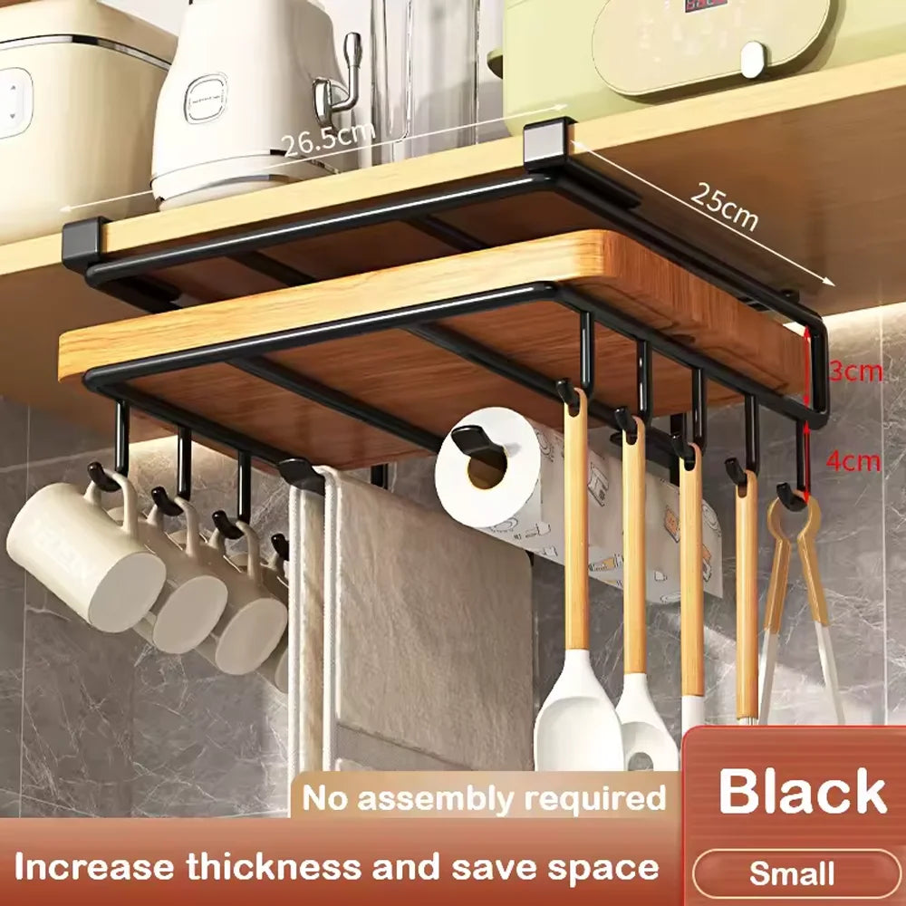 Under-Cabinet Kitchen Storage Rack