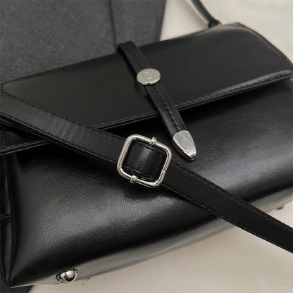 Vintage Flap Crossbody Satchel Bag