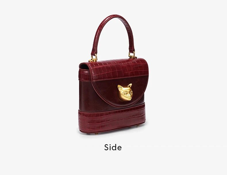 Women’s Premium Leather Top Handle Shoulder Bag