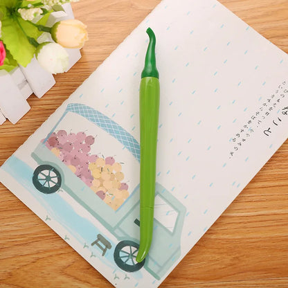 1 Pc Lytwtw's Cute Cartoon Kawaii Chili Paprika Vegetables Gel Pen