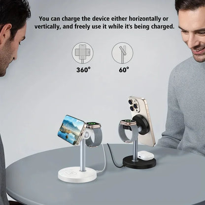 3-in-1 Magnetic Wireless Charging Station