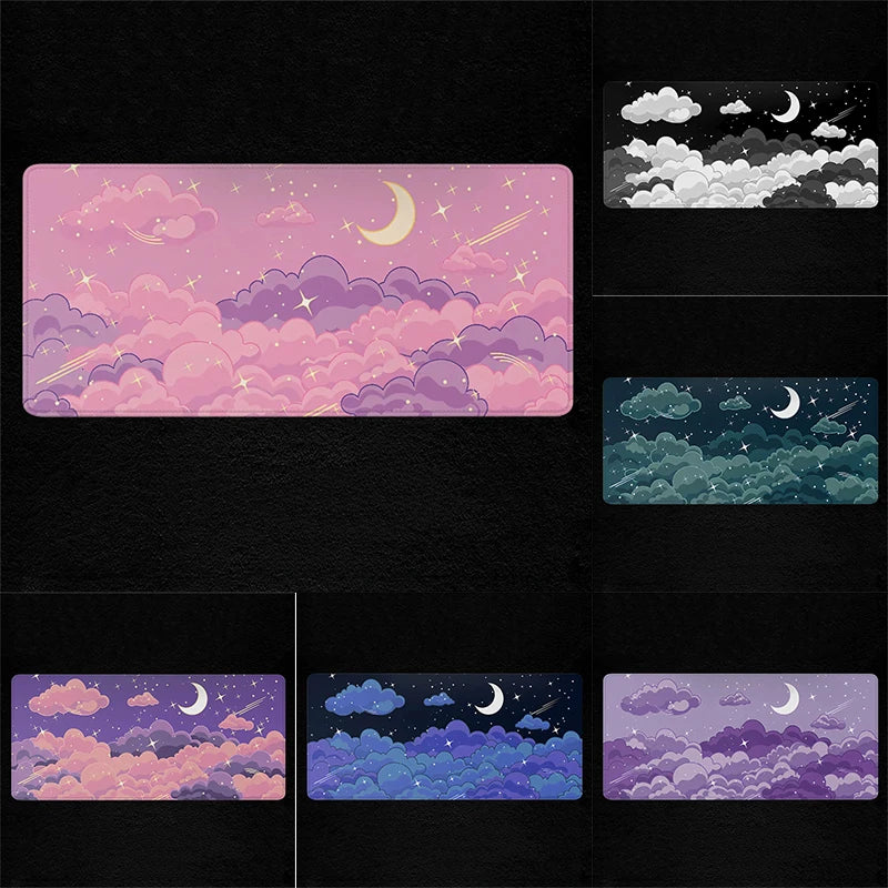 Anime Gaming Mouse Pad Skyscape Desk Mat
