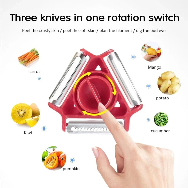 3-in-1 Vegetable Peeler