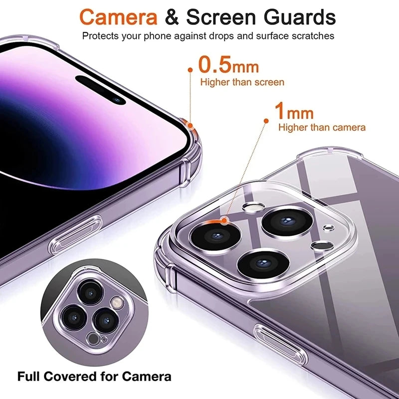 Clear Air Cushion iPhone Case