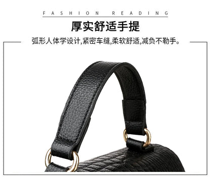 Large Capacity Leather Crossbody Handbag for Women