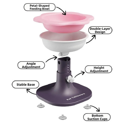 Adjustable Elevated Pet Bowl
