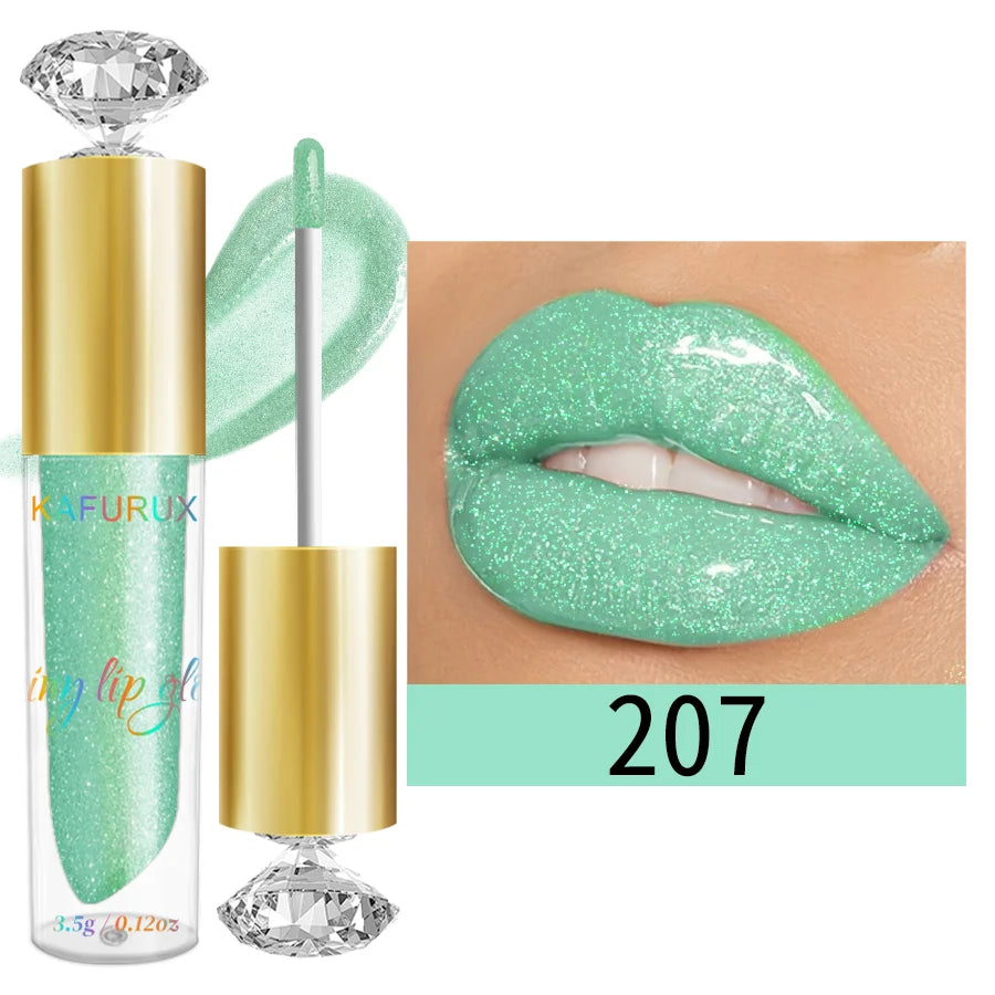 9 Colors Moisturizing Diamond  Glitter Lip Gloss