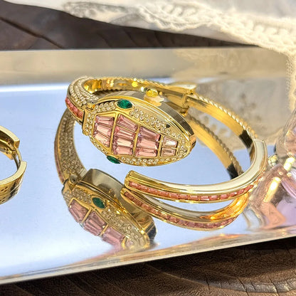 Women's Luxury Snake Bracelet Quartz Fashion Watch