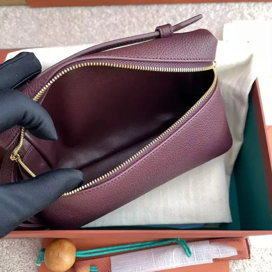 Women’s Genuine Leather Small Boston Bag