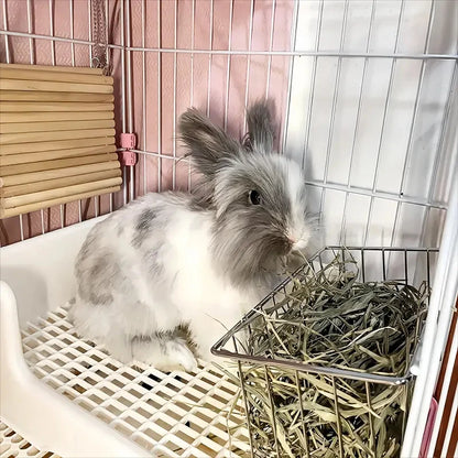 Metal Rabbit Hay Feeder Rack