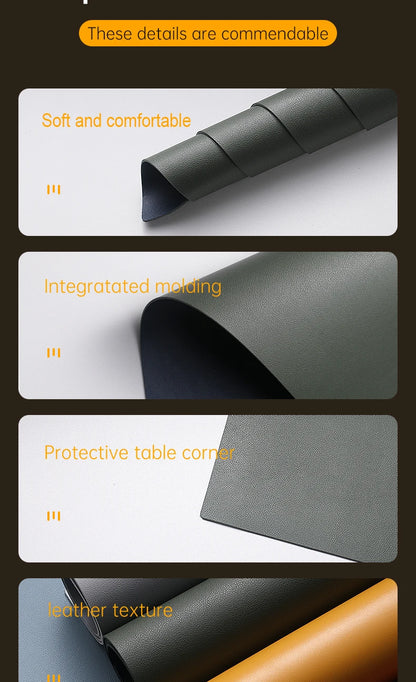 Waterproof Leather Desk Pad for Keyboard & Mouse