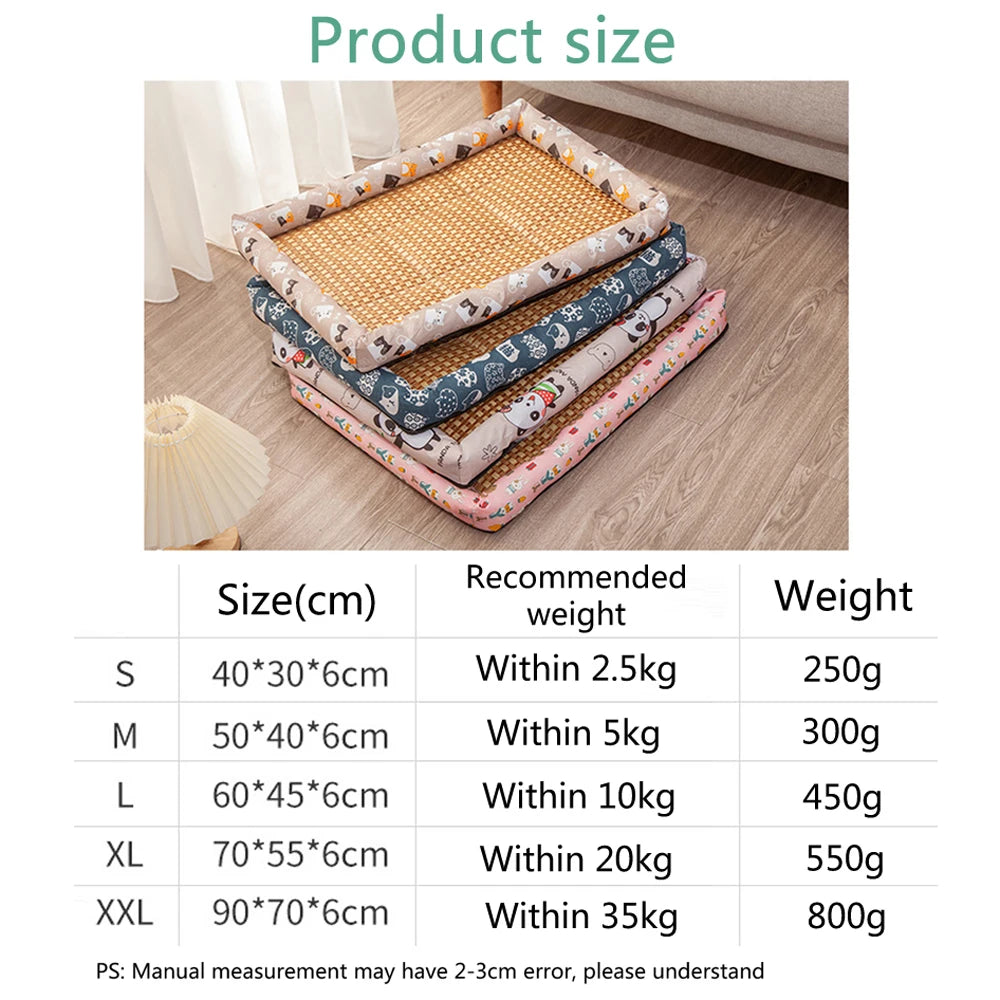 Cooling Rattan Pet Mat