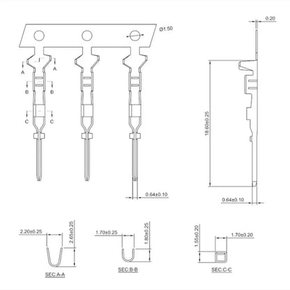 Dupont 2.54mm Jumper Wire Connector Pins
