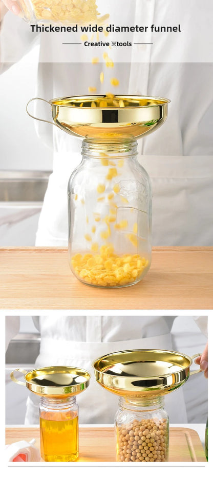 Stainless Steel Wide Mouth Canning Funnel