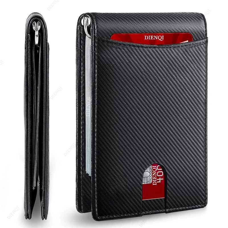 Blocking Slim Leather Wallet