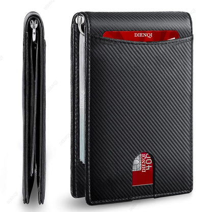 Blocking Slim Leather Wallet
