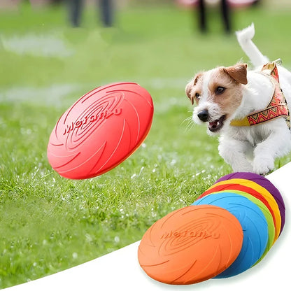 Flexible Silicone Dog Frisbee for Interactive Outdoor Play