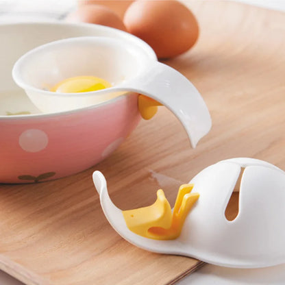 1Pc Food Grade Plastic Egg White Separator with Bowl