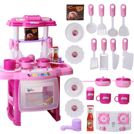 Dining Table for Pretend Food Kitchen Toys for Kids